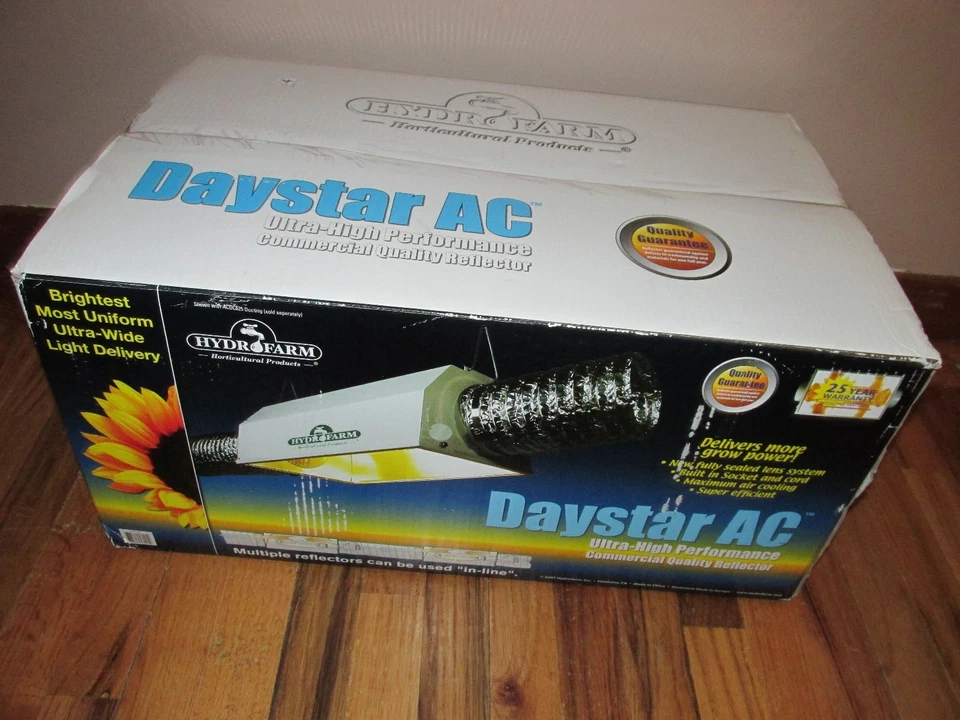 Hydrofarm Daystar AC воздушного охлаждения отражатель 6» фланж, новый без коробки - Изображение 4 из 4