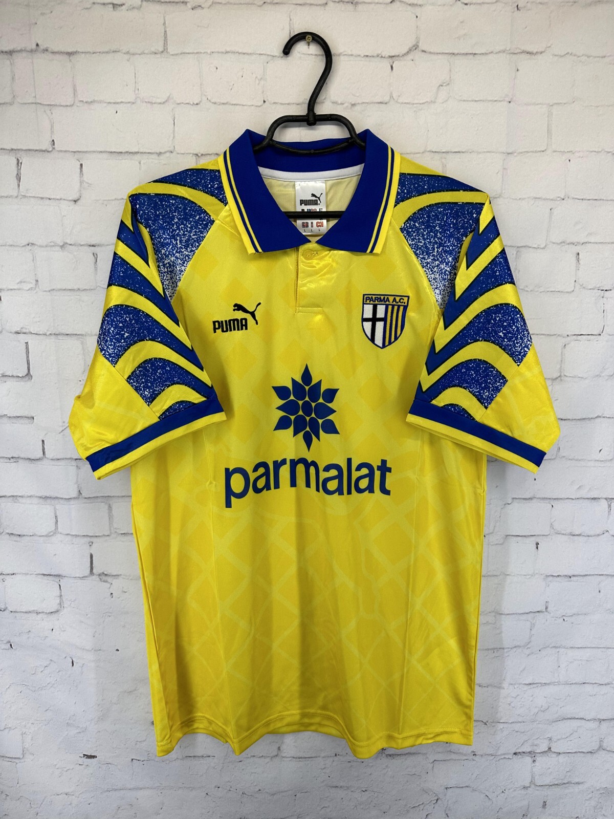 PARMA ITALY 1996 1997 VINTAGE RETRO SOCCER FOOTBALL SHIRT JERSEY AWAY SIZE L