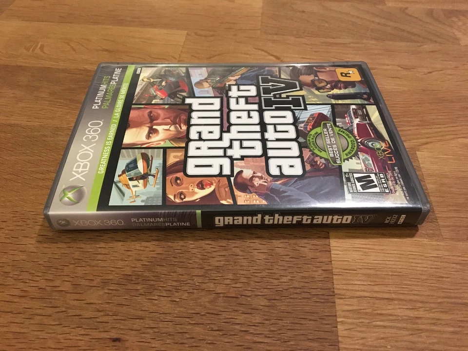 Xbox 360 Grand Theft Auto IV 4 Platinum Hits Video Game Rockstar Games 2009 - Image 3 of 4