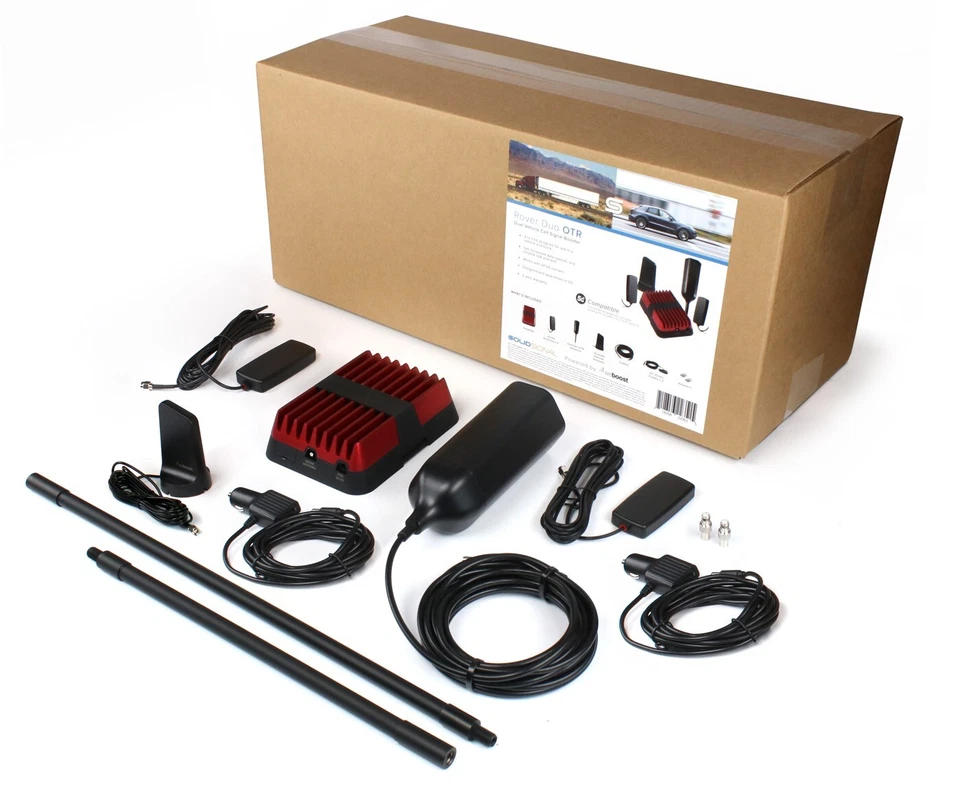 Solid Signal ROVER DUO OTR Cellular Signal Booster Kit | Powered by weBoost - Image 1 of 4