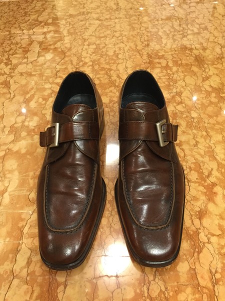 Lotusse Herrenschuhe braun Leder Schnalle 7 UK - gebraucht