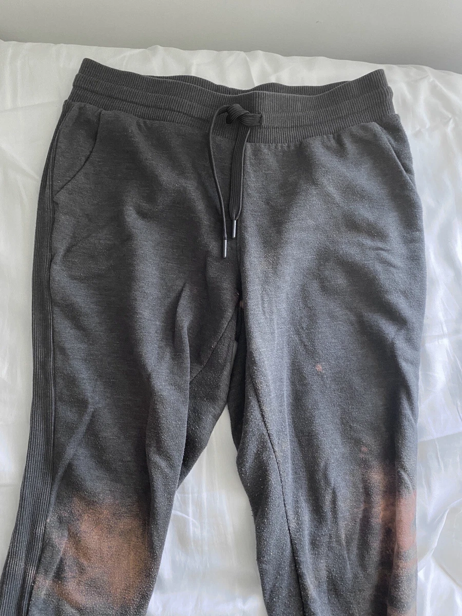 Grey Bleached Sweatpants Joggers M eBay