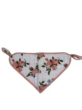Little Unicorn Baby Bandana Drool Bib Adjustable Snap Girls Floral E6