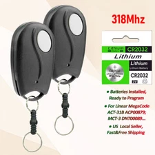 For ACT-34B LINEAR Keyring Transmitter ACP00872 318mhz Garage Door Opener Remote