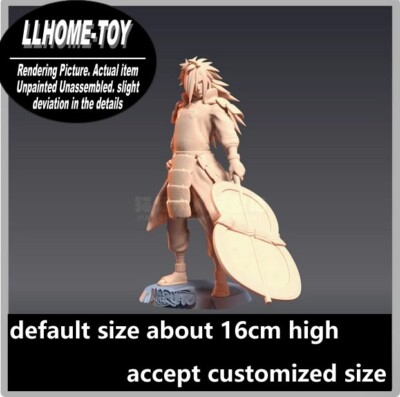 Anime Ninja Uchiha Madara Fan Stand Resin 3D Print GK Figure DIY Model