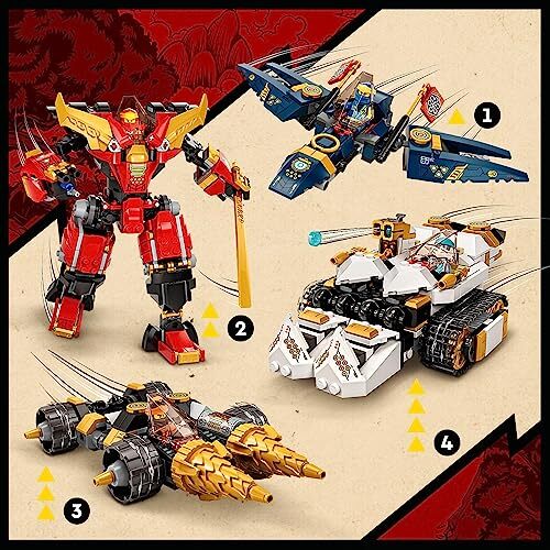 LEGO 71765 Ninjago Ninja Combined Ultra Mech Suit Ninja Carrot
