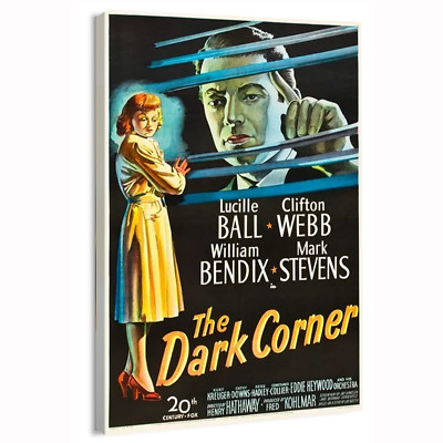 1946 The Dark Corner Movie Poster or Canvas Home Decor Art Print
