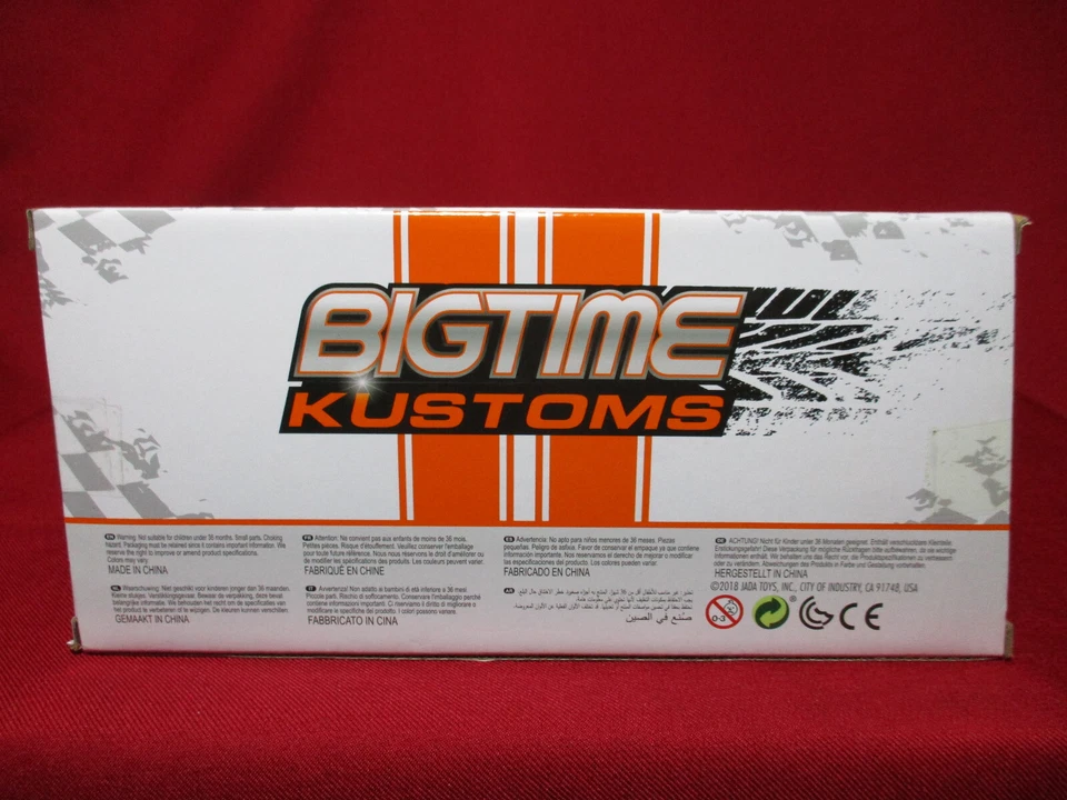 1957 Chevy Bel Air Silver Bigtime Kustoms Jada Toys 1/24 Scale BelAir Car - image 2 of 3