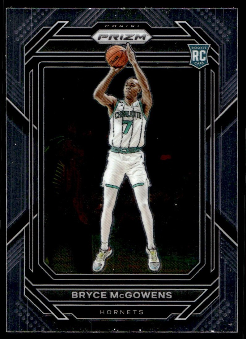 2022-23 Panini Prizm Bryce McGowens Rookie A66 Charlotte Hornets #222