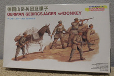 Dragon Military Miniatures German Gebirgsjager Donkey 6078 1:35 Scale Model Kit