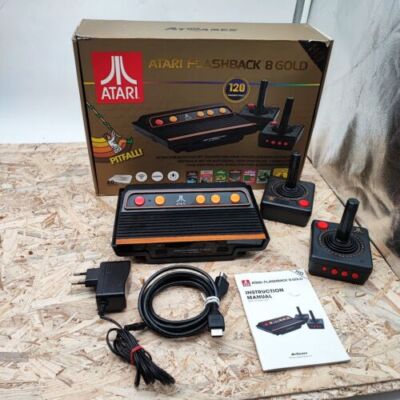 Atari Flashback 8 Gold HD | 120 eingebaute Spiele + 2 Controller | SEHR GUT