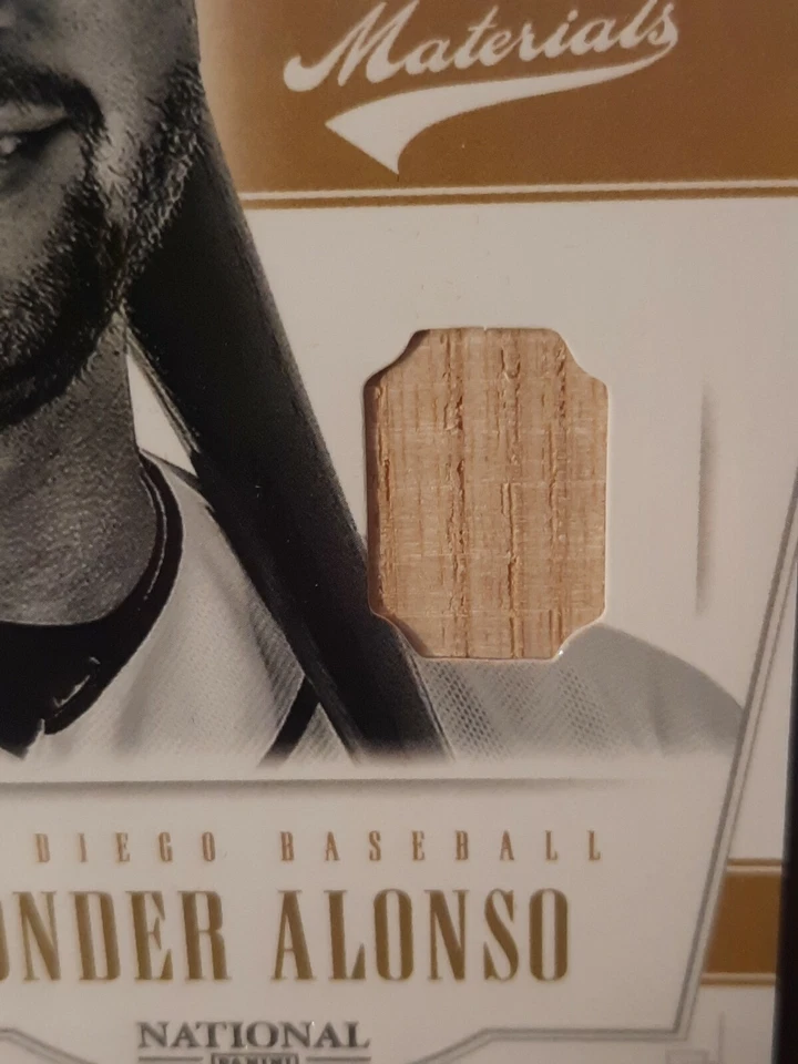 2012 Panini National Treasures Treasure Materials #97/99 Yonder Alonso #50 - Image 2 of 4