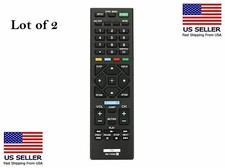 2 x New RM-YD092 RM-YD047 Replacement Remote for Sony LCD LED and Bravia HDTV TV