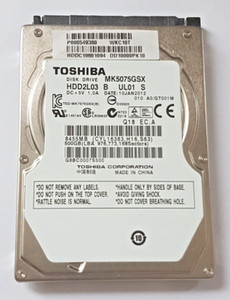 500 GB SATA Toshiba MK5075GSX 5400rpm 8MB HDD 2,5" interne Festplatte
