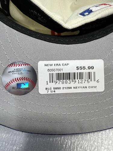 New York Mets New Era Mütze MLB Big League Chew weiß 59FIFTY tailliert Größe 7 1/4 - Bild 7 von 8