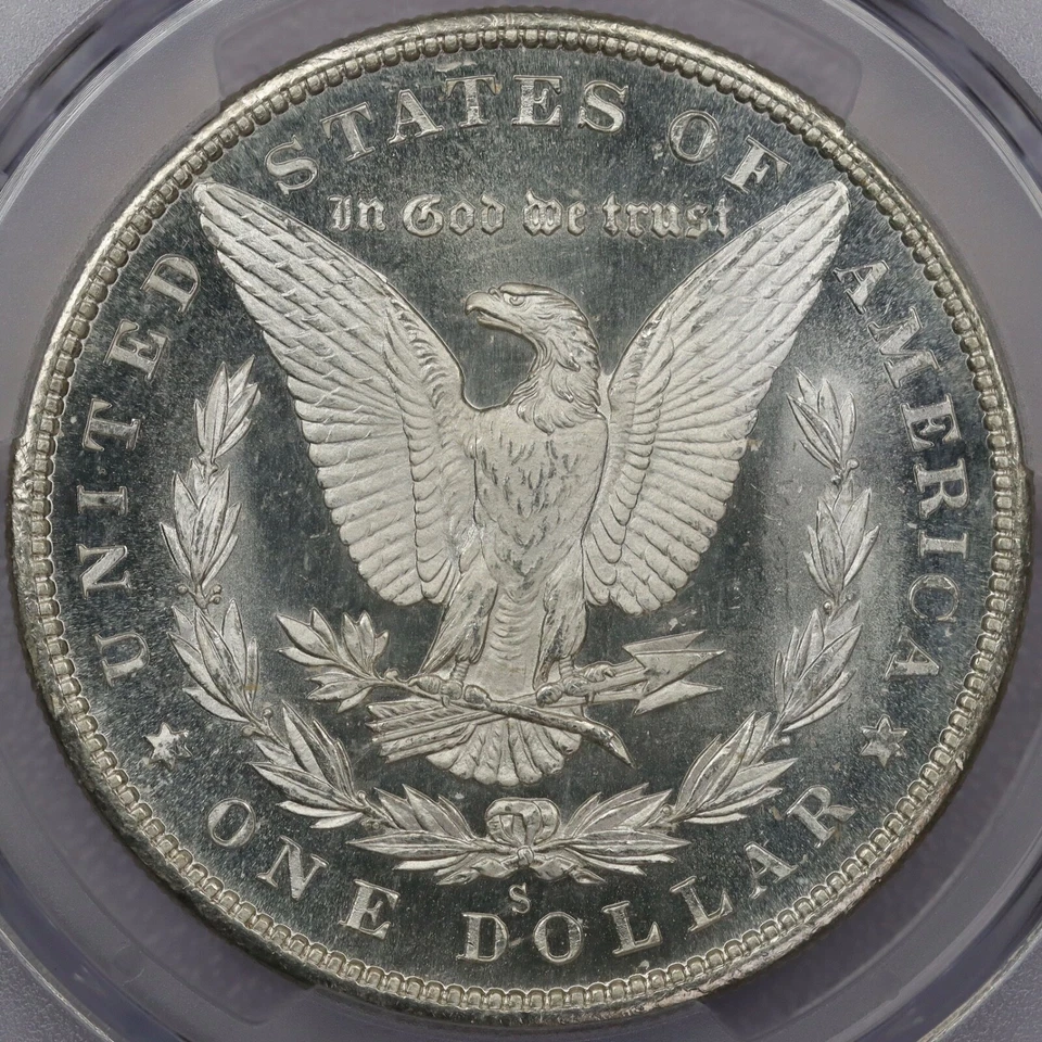 1880-S Morgan Silver Dollar - PCGS MS 65+ PL - Image 2 of 4