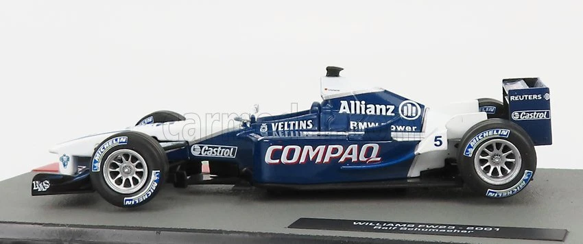 MODELLINO AUTO STATICO DIECAST WILLIAMS F1 BMW FW23 #5 2001 RALF SCHUMACHER 1/43 - Immagine 3 di 4