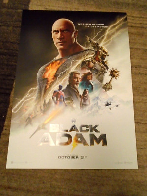 DC Comics - Black Adam (2022) - Cineworld UK Exclusive Poster - A3