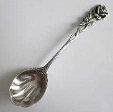 Sahnel&ouml;ffel  Hildesheimer Rose  800 Silber Original