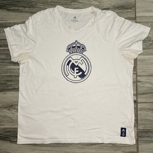 Adidas 2020-21 REAL MADRID DNA GRAPHIC T-SHIRT GH9987 WHITE-BLUE Size XXL |  eBay