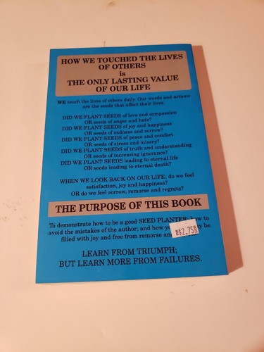 Confessions of a Seed Planter Paperback book 1996 - Picture 2 of 11