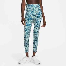 NIKE Women's ONE Dri-FIT Icon Clash 7/8 Tight Printed Leggings NWT SIZE: SMALL