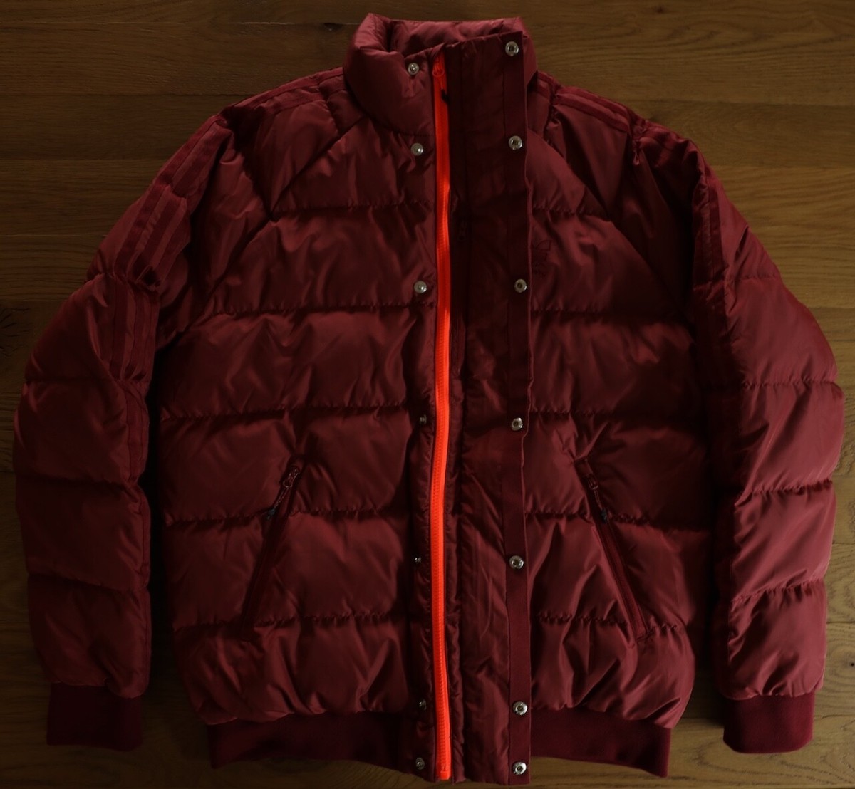 ADIDAS x Jonah Hill Puffer Jacket Size Medium Maroon