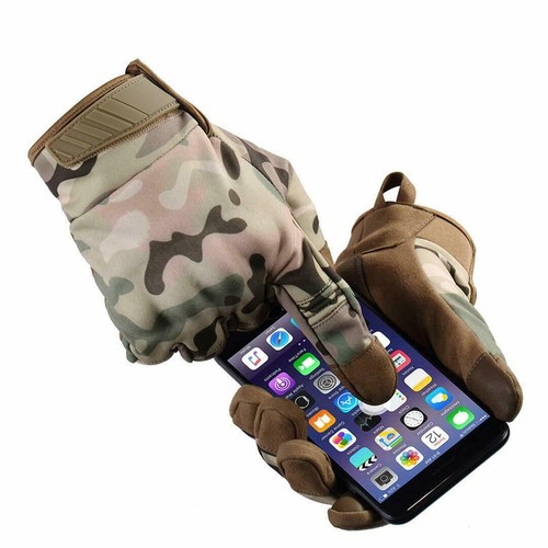 Guantes tácticos de dedo completo con pantalla táctil militares caza combate guantes de tiro - Imagen 9 de 24