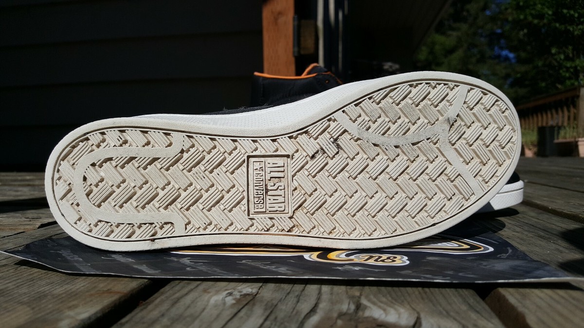 Sample Converse Undefeated x Pro Leather Mid Black Autumn 131866C size 9 UNDFTD Sample Converse Undefeated x Pro Leather Mid Black Autumn  main image 2