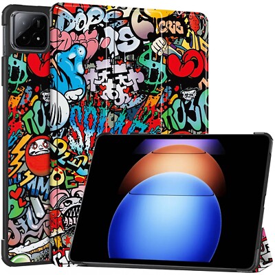 Für Xiaomi Pad 6S Pro 12.4 Zoll 3folt Wake UP Smart Cover Tablet Tasche Hülle 
