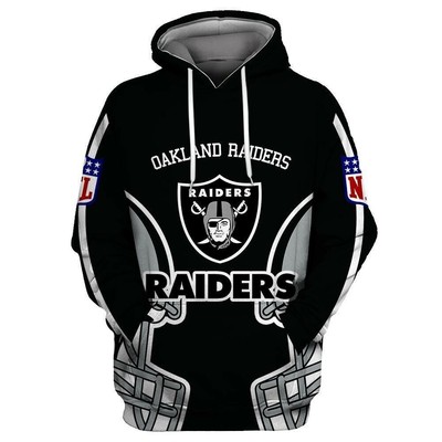 Oakland Raiders Hoodies Football Sweatshirts Men's Casual Pullover Jacket Coat | eBay