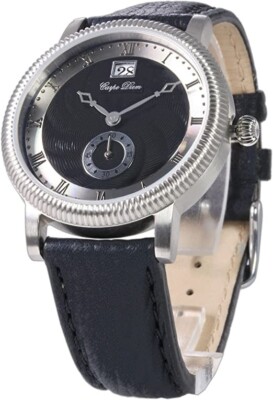 Carpe Diem Marc Aurel Herrenuhr Leder schwarz. mit Datum. 149,00   NEU