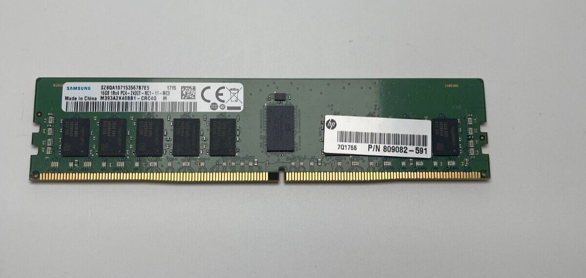 Samsung (1X16GB) 16GB 1Rx4 PC4-2400T-RC1-11-MC0 Registered ECC