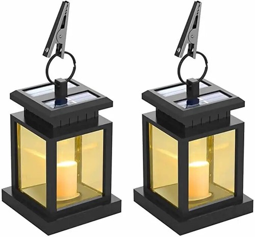 2X LED Solar Tischleuchte Solarleuchte Dekoleuchte Gartenleuchte Gartenlampe - Bild 12 von 12
