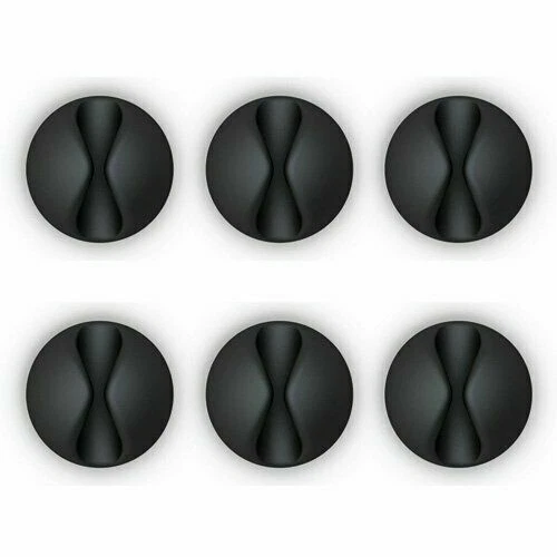 2X Set of Bluelounge CableDrop Multi-Purpose Cable Clips - Black (12 Clips) NEW - Image 3 of 4