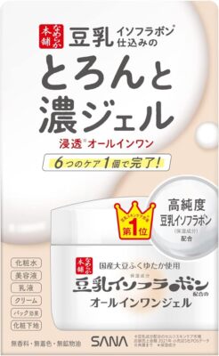 SANA Nameraka Honpo Extra Moist All-in-one Gel NC Soymilk Isoflavone 100 g