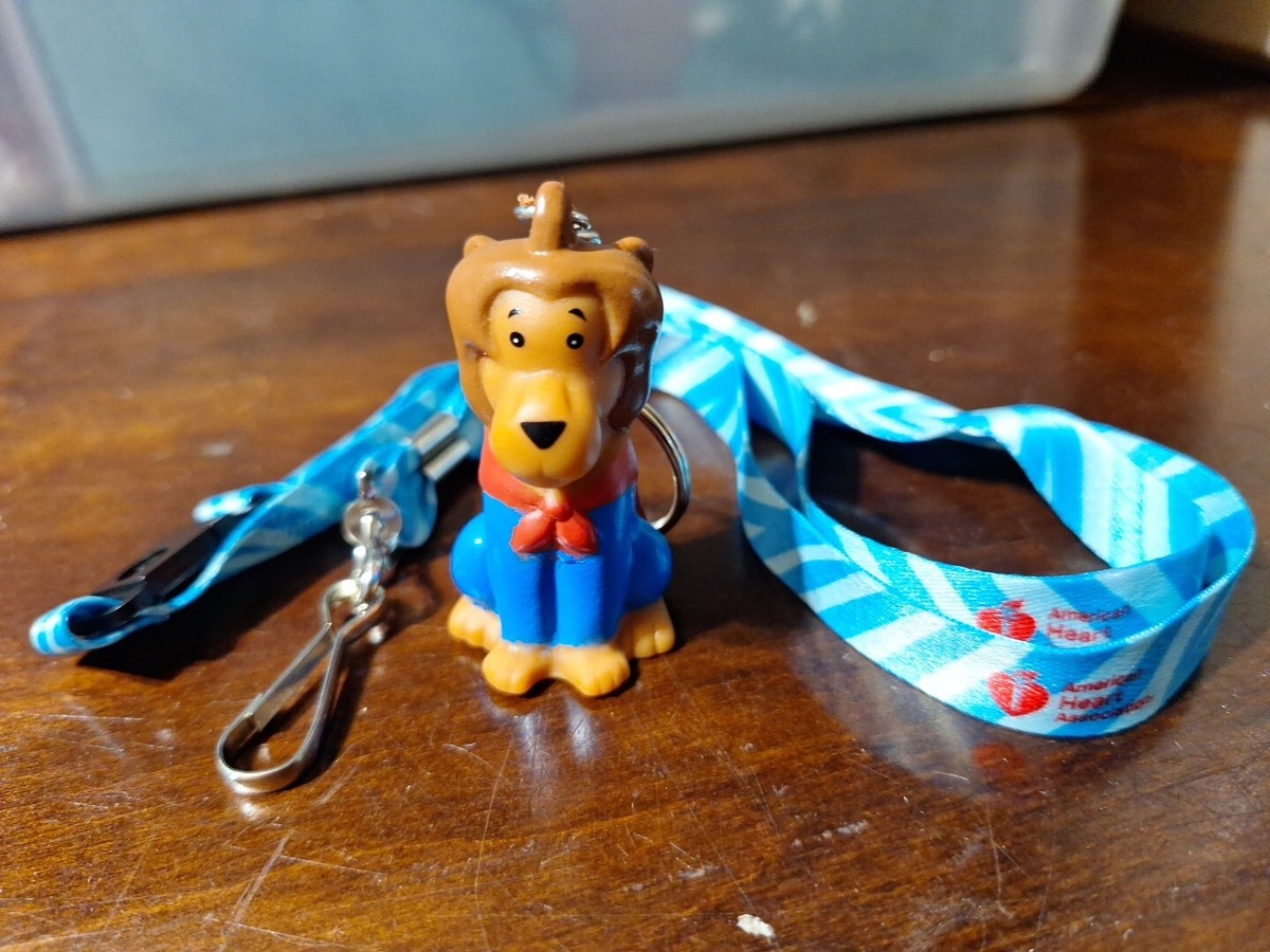 Jump Rope For Heart Zoo Crew Animal Lion Keyring Vinyl with