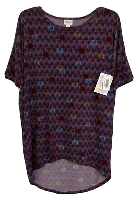 Tunique LuLaRoe Irma Femme XL - Drapeau Américain - Manches Courtes - Neuve Avec étiquettes