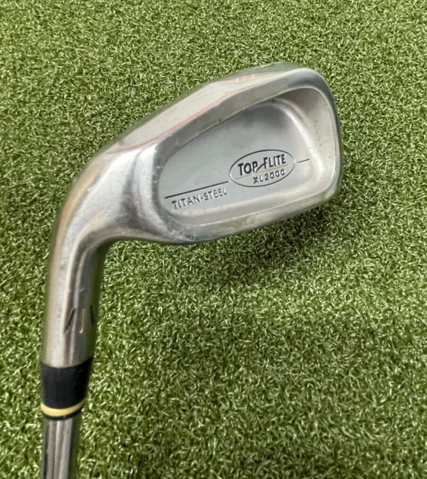 Top Flite XL 2000 Titan Steel 6 Iron Left-Handed LH Stiff Steel ~37.25"  / j9079 - Image 2 of 4