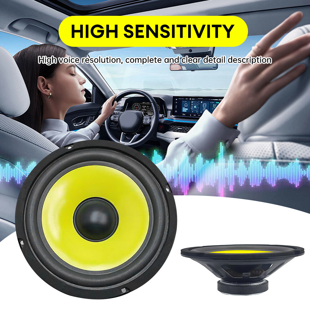 1 Pair 6" inch Quality Coaxial 2Way Car Audio Stereo Radio Replacement