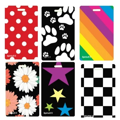 ID Card Badge holder for Lanyard Neck Strap ( Vertical ) Secure Access Spirius