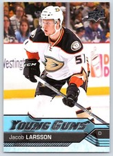 JACOB LARSSON RC YOUNG GUNS 2016-17 UPPER DECK 16-17 NO 495         35050