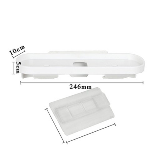 Wall-mounted Storage Rack Phone Holder Charging Plug Tray Nightstand Shelf - 第 4/11 張圖片
