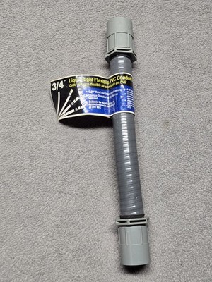 Carlon 3/4'' Liquid Tight Flexible PVC  Conduit Elbow Electrical 