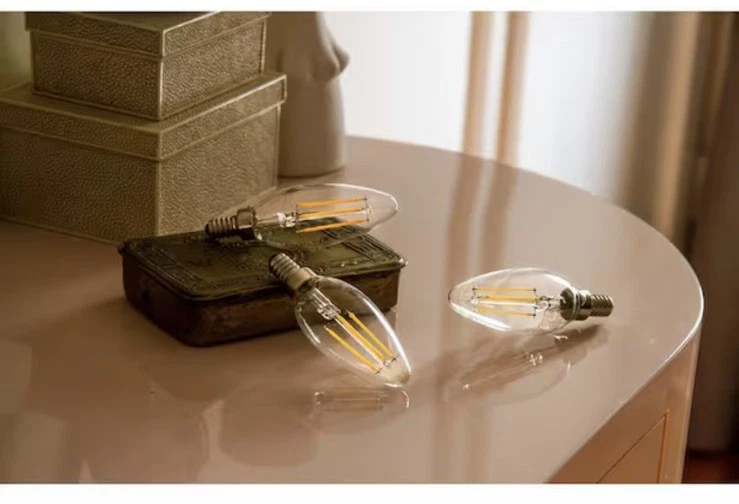 6 Bulbs EcoSmart LED B11 Candelabra Base Soft White 45 W 350 LM Dimmable - Image 4 of 4