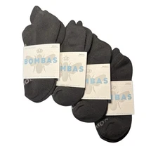 Bombas Small Ankle Socks Honeycomb - Pack Of 4 Pairs - Brand New
