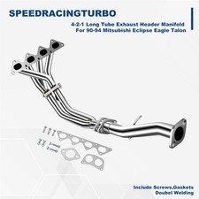 Exhaust Header Fits 1990-1994 Mitsubishi Eclipse Eagle Talon 4g63 Non Turbo