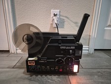 TOP Model Chinon Sound 9500 Twin Track Magnetic Optical Super 8 Projector WORKS