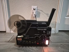 TOP Model Chinon Sound 9500 Twin Track Magnetic Optical Super 8 Projector WORKS
