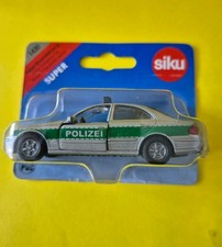 Siku Mercedes-Benz E500 Polizei Einsatzfahrzeug grün silber metallic mit OVP